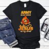 Army Black Knights in my veins Jesus in my heart_T-Shirt