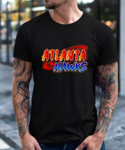 Atlanta Hawks Naruto logo_T-Shirt