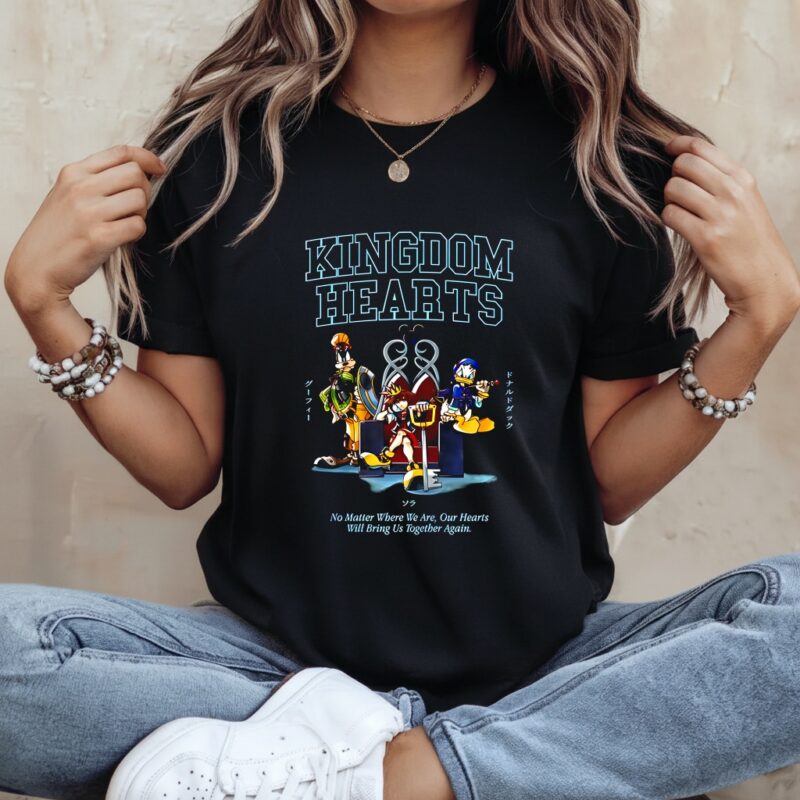 Disney Kingdom hearts no matter where we are_Ladies T-Shirt