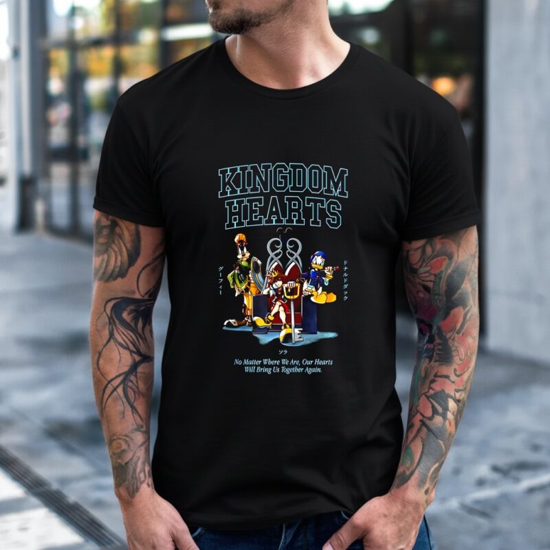 Disney Kingdom hearts no matter where we are_T-Shirt