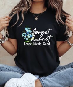Forget her not flower renee nicole good_Ladies T-Shirt