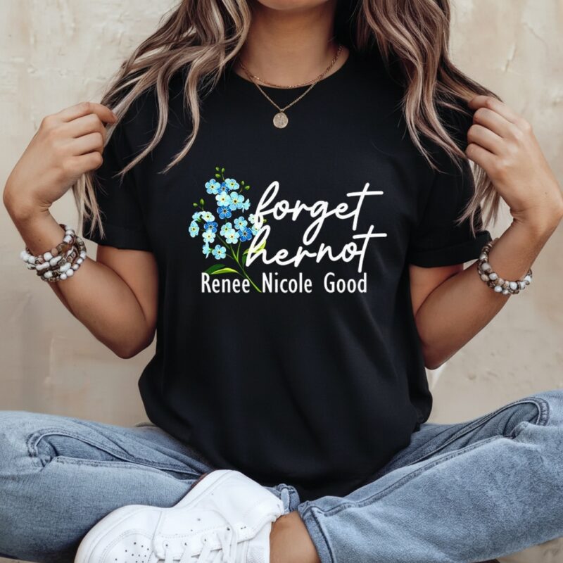 Forget her not flower renee nicole good_Ladies T-Shirt