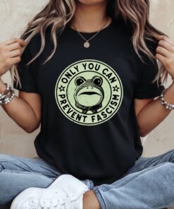 Frog only you can prevent fascism_Ladies T-Shirt