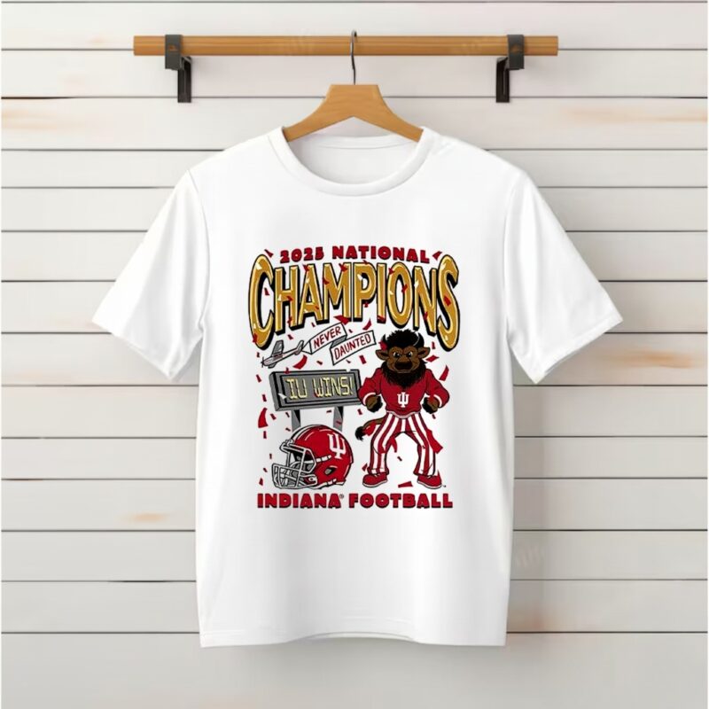 Indiana Hoosier Football Bison 2025 National Champions_Classic T-Shirt