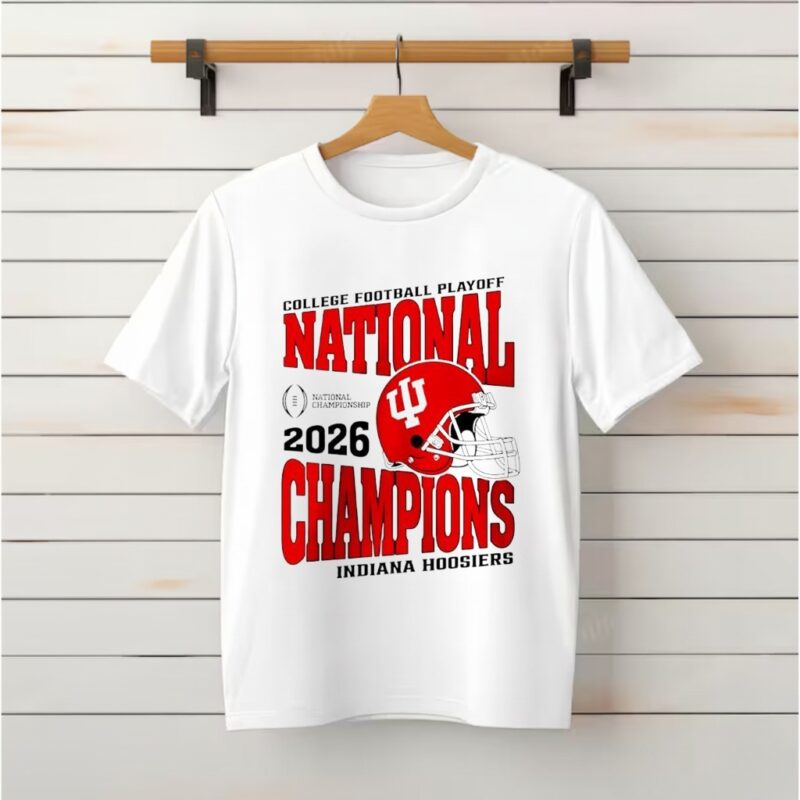 Indiana Hoosiers National Champions 2026 helmet original_Classic T-Shirt