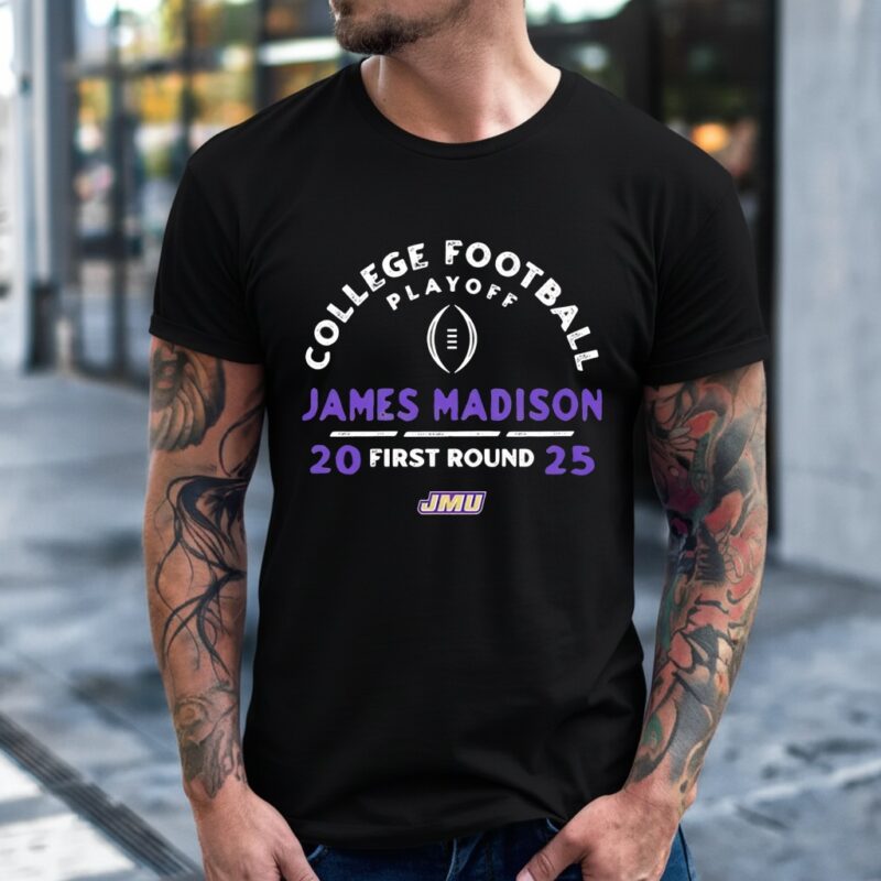James Madison Dukes College Football Playoff First Round 2025_T-Shirt