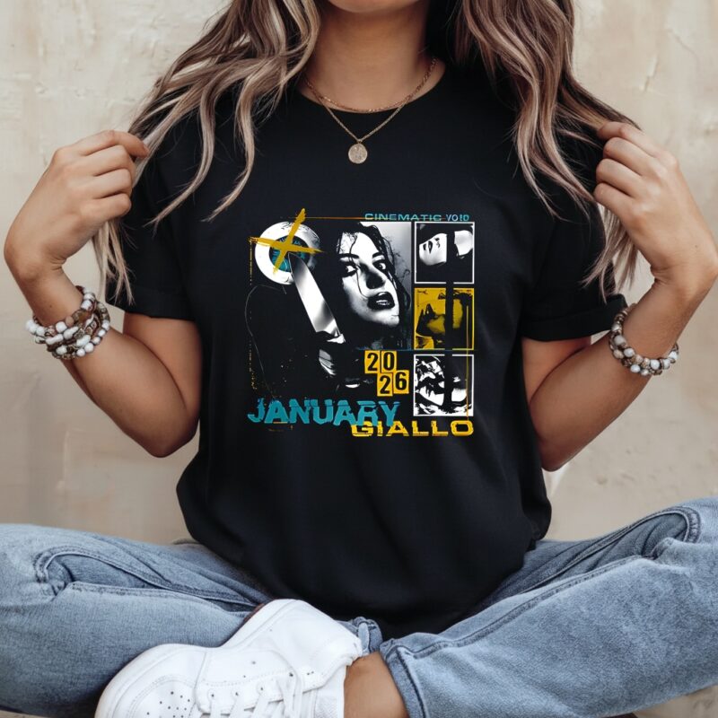 January Giallo Cinematic Void_Ladies T-Shirt