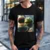 Kermit the Frog smoking Jaws muppet meme_T-Shirt