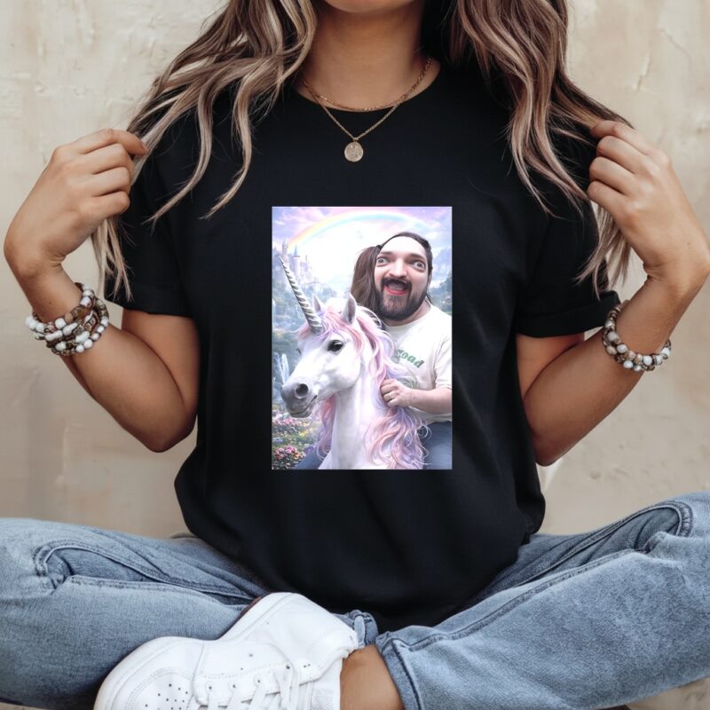 Leigh McClendon Okay Unicorn_Ladies T-Shirt