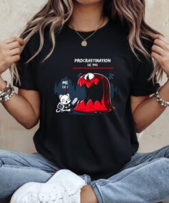 Me Lv1 vs. Procrastination Lv 342_Ladies T-Shirt