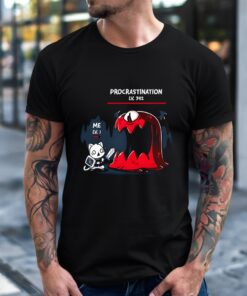 Me Lv1 vs. Procrastination Lv 342_T-Shirt
