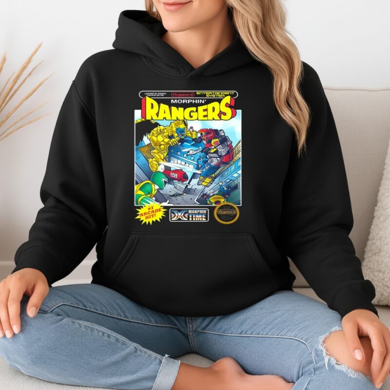 Megazord vs Goldar Ranger Rampage Mighty Morphin Power Rangers_Hoodie