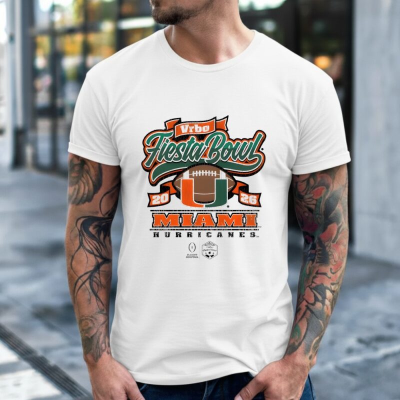 Miami Hurricanes 2026 Vrbo Fiesta Bowl CFP Semifinal Scripted_Classic Men's T-Shirt