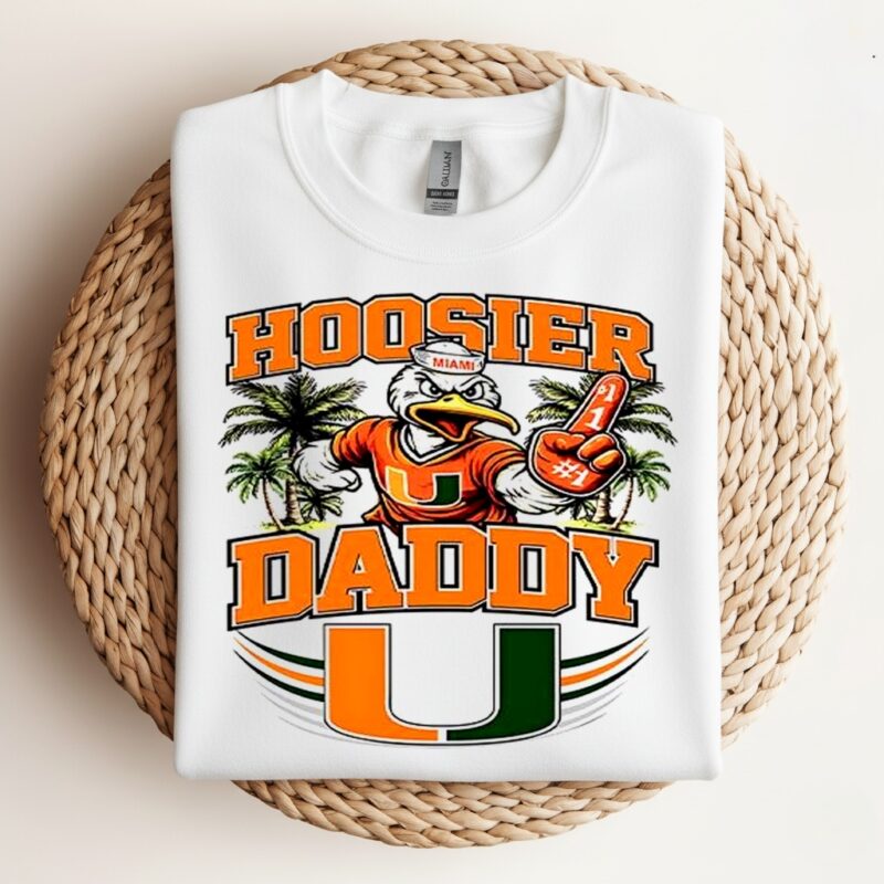 Miami Hurricanes Hoosier Daddy_Crewneck Sweatshirt