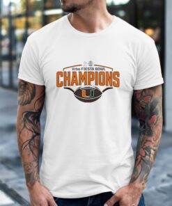 Miami Hurricanes Vrbo Fiesta Bowl Champions graphic_Classic Men's T-Shirt
