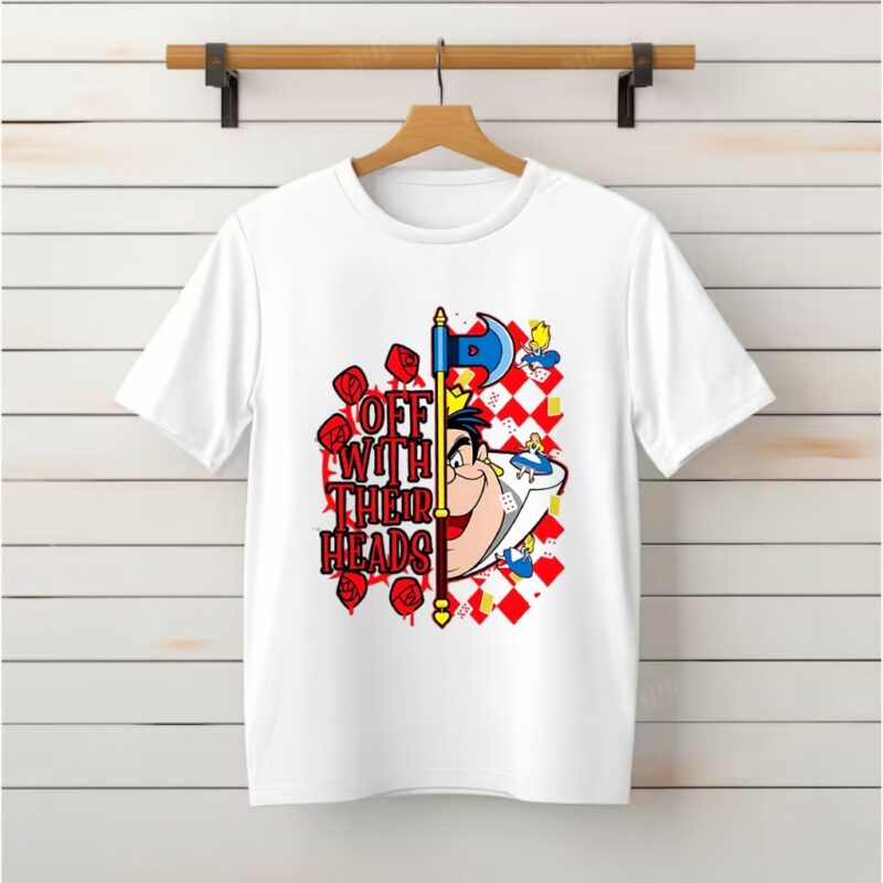 Off with their heads Alice in Wonderland cartoon_Classic T-Shirt