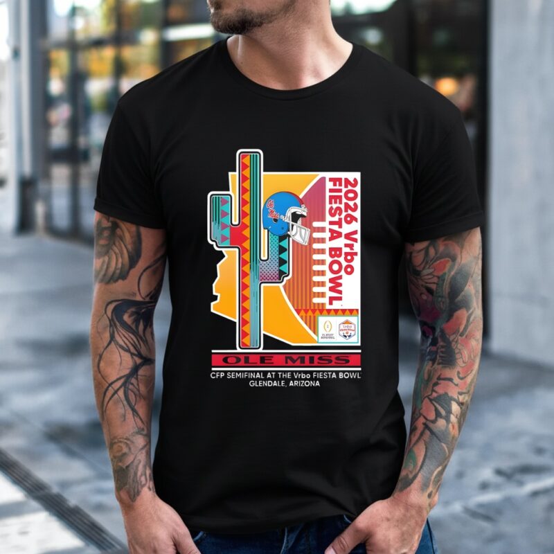 Ole Miss Rebels CFP Semifinal Prick 6 2026 Vrbo Fiesta Bowl_T-Shirt