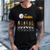 Pittsburgh Steelers NFL player cross the road signature_T-Shirt