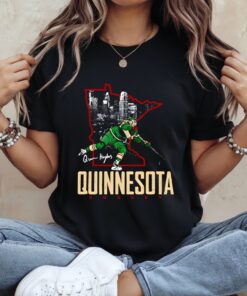 Quinn Hughes Minnesota Quinnesota_Ladies T-Shirt