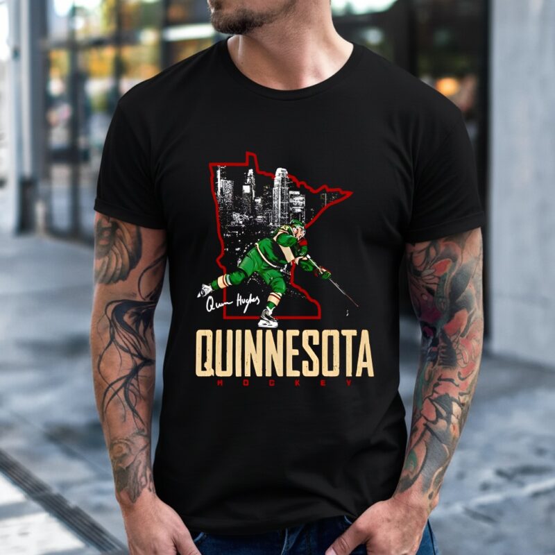 Quinn Hughes Minnesota Quinnesota_T-Shirt